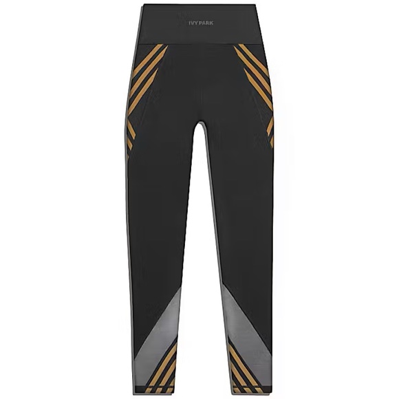 Adidas x Ivy Park - Drip 2.2 | 3-Stripes Tights, Black - Picture 3 of 10